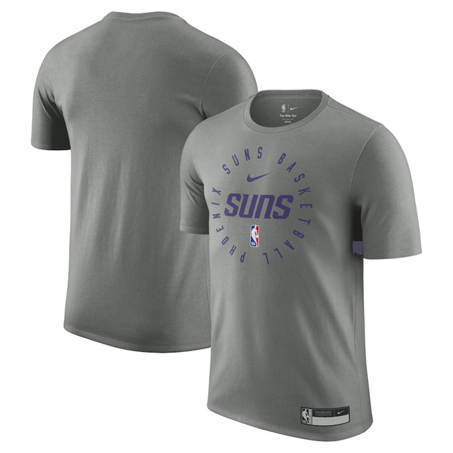 Men's Phoenix Suns Grey 2024/25 Legend On-Court Practice Performance T-Shirt